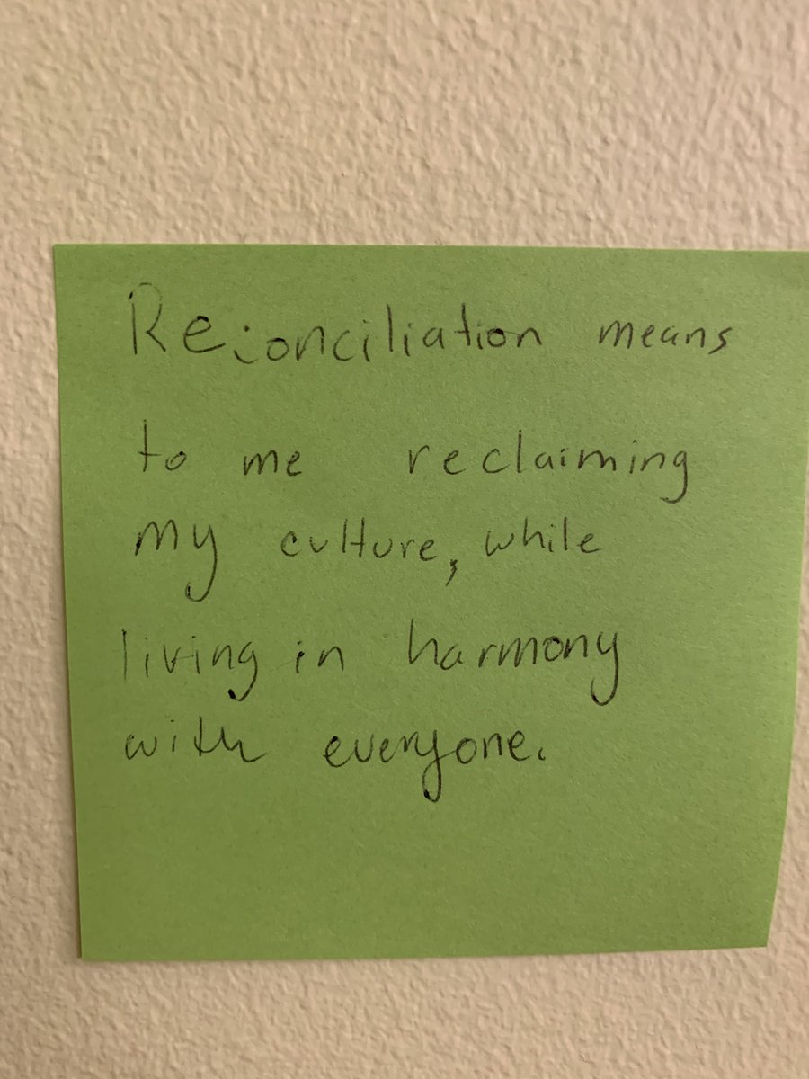 IndigYouthRoots's tweet photo. Part 2: What does reconciliation mean to you? Which one of these youth responses resonates you with? Let us know, tag us! #cre #ryri #crerural2020 #reconciliationinourlifetime #reconciliation #healing #decolonize #unapologeticallyme https://t.co/wxlweDENI5