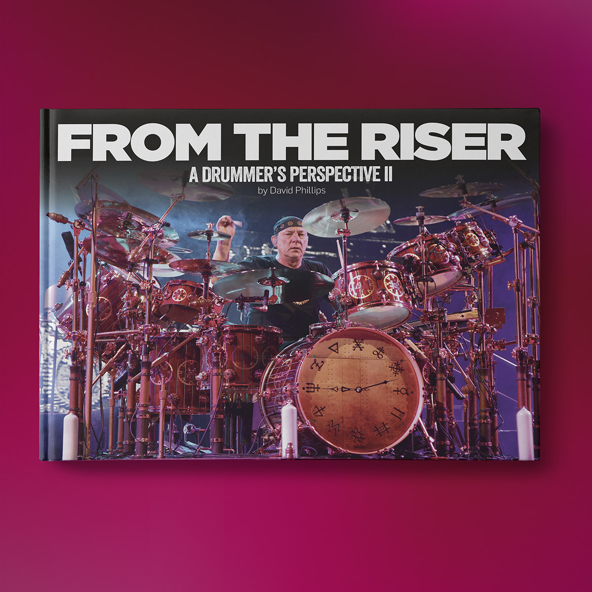 bskydstudio's tweet photo. I had the pleasure of designing the first and second collection of #Drummer images taken by #photographer #davidphillips. The second edition #fromtheriser could only have one #frontcoverstar and that was #NeilPeart of @rushtheband Great Drummer. #NeilPeartRIP https://t.co/UdBOSQ8oc0