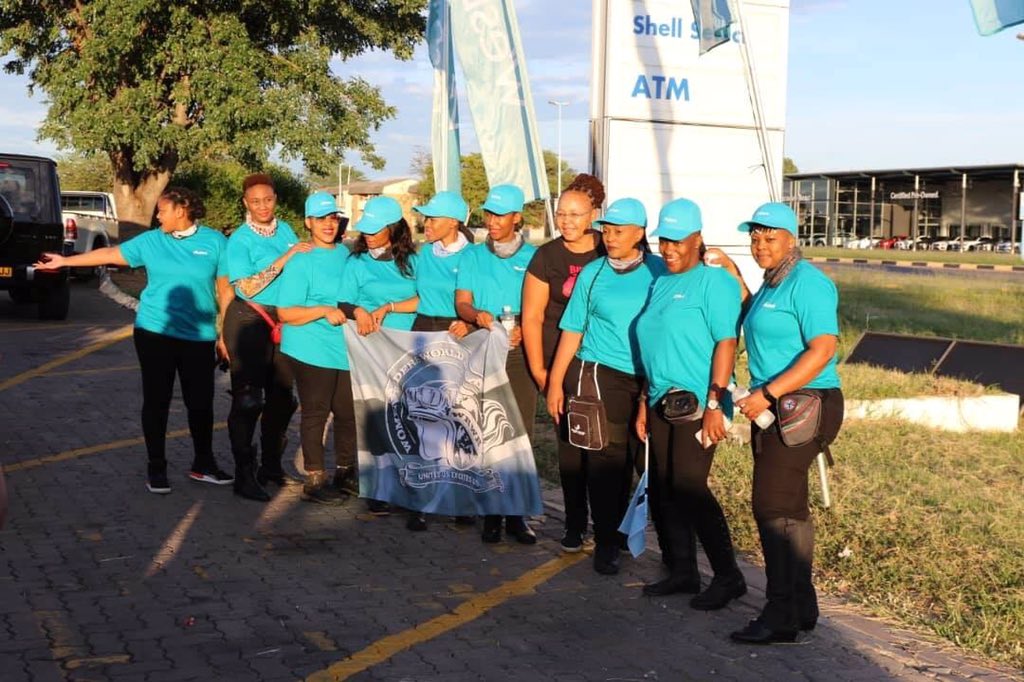Congratulations  to the Botswana Biker Ladies for completing day one of their 5 day World Bikers World Relay. All the best to the ladies on the rest of their journey as they ride across Botswana. 

#BotswanaBikerLadies 
#WorldRiderWorldRelay