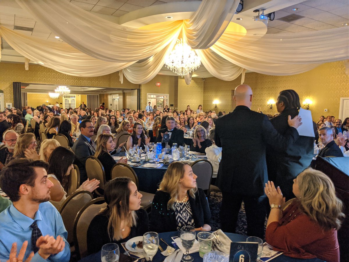 Inspiring Teacher of the Year introduction and speech by Billy Healis and Justin Early