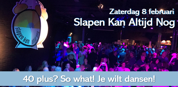 Editie 2 van Slapen Kan Altijd Nog komt er aan! Laat je gaan op een grote variatie dansplaten van onder meer Earth, Wind &amp; Fire, The Police, Nirvana, Billy Ocean, Doe Maar, Coldplay, Avicii en James Brown. Met af en toe een guilty pleasure tussendoor 😉: bit.ly/200208SKAN