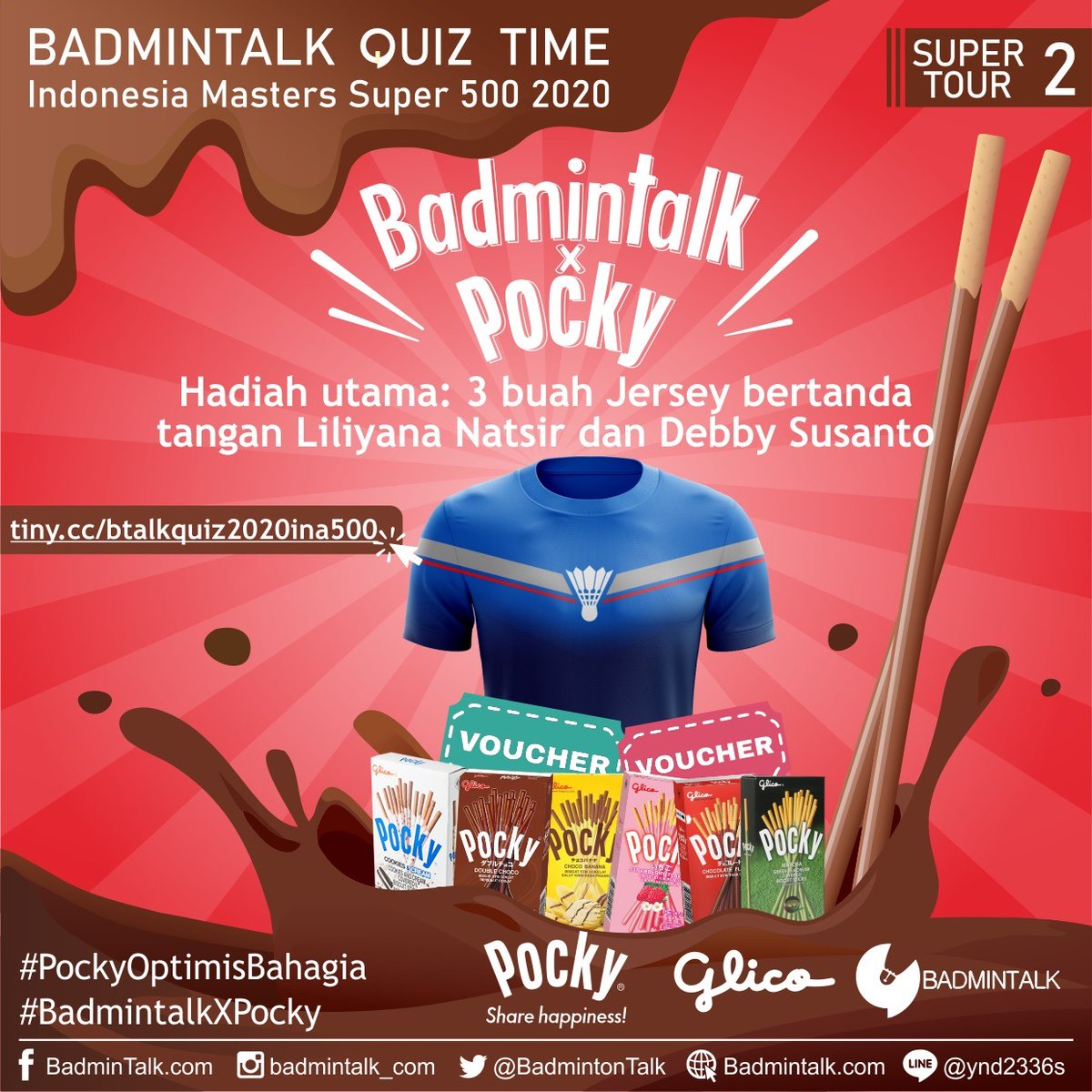 #PockyOptimisBahagia #BadmintalkXPocky