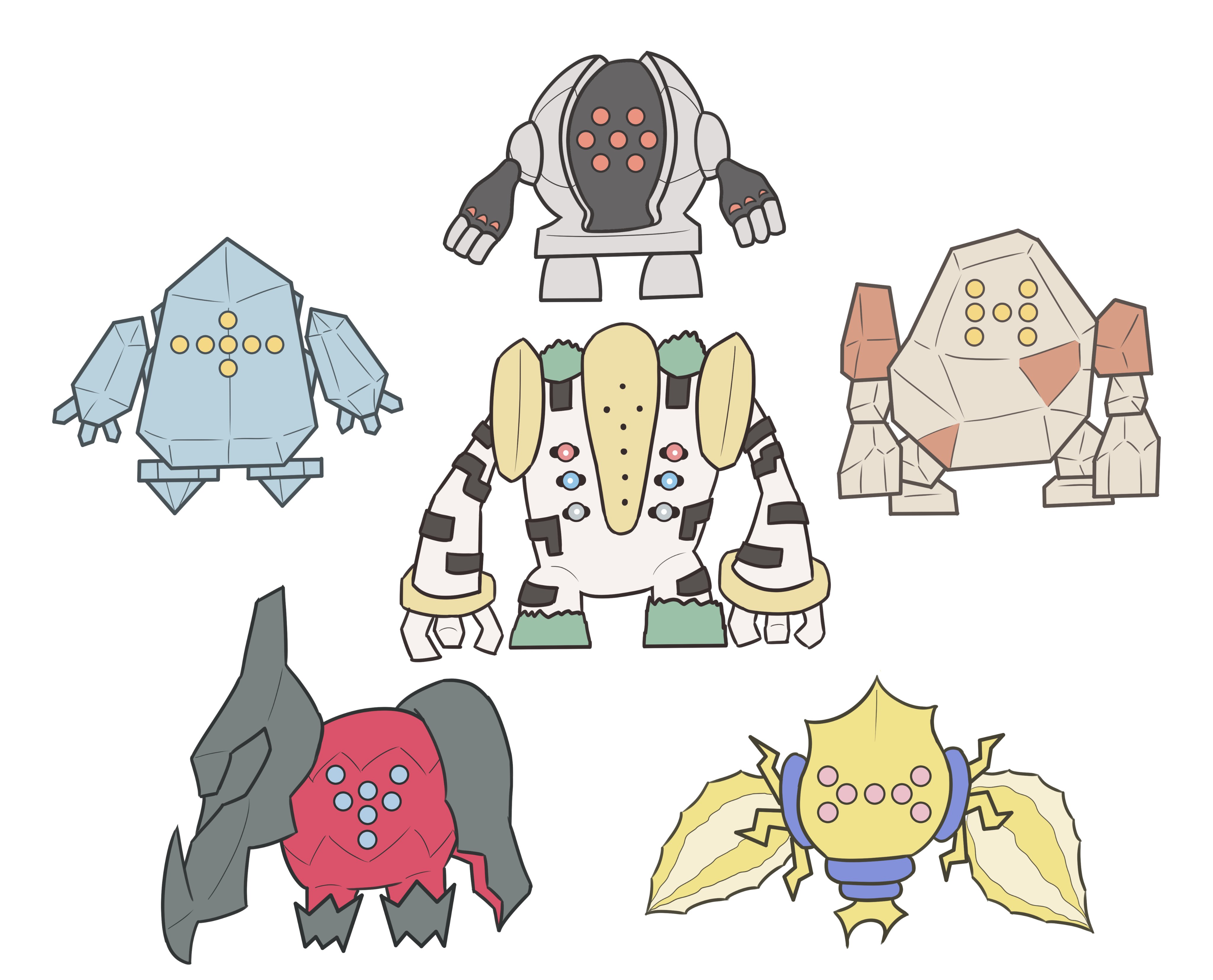 Twitter 上的 ちりゐ そういえばこの前描いたミニレジ系をまとめました Dlcで新レジ追加されたおかげで考察が捗りそう ポケモン剣盾 冠の雪原 T Co 1uczbadpbl Twitter