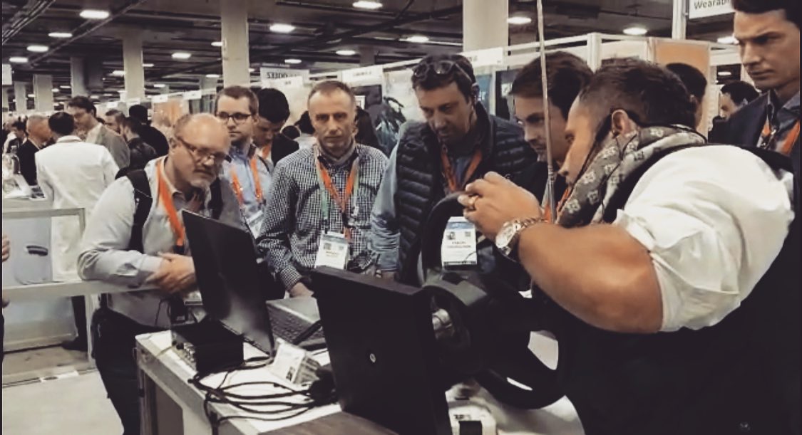 CurveSYS's tweet photo. @CES2020 was the first trade fair for us and it was very successful &amp; not the last 😉. 🚀 Highlights: Sensororders, cooperations, RFQ’s, prototype inquiries, license requests, quantities and many others. Guests: Big Market Giants, Governemnt, Investors &amp; startup colleagues 😉🙏. https://t.co/X3frIjuFjg