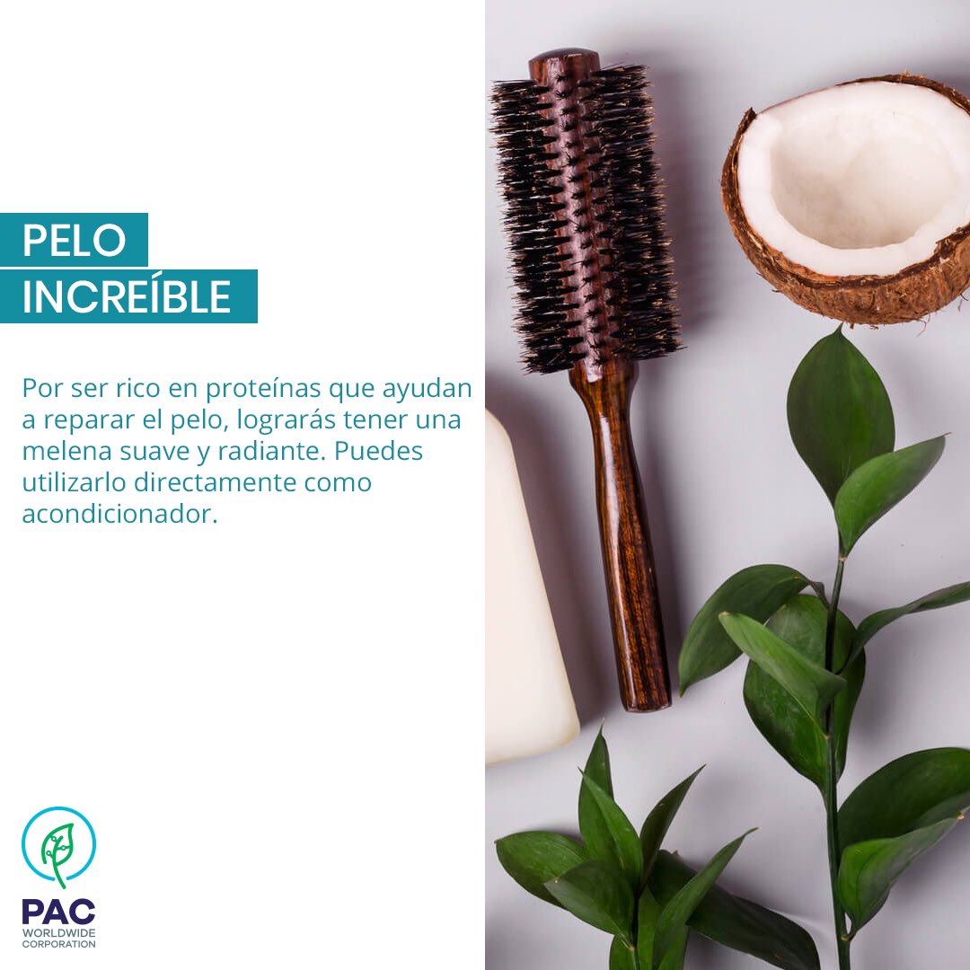 pacwwcorp's tweet photo. ¿Conoces los beneficios del aceite de coco🥥?
#PACWorldwideTips #PACWorldwideCorporation https://t.co/JsoRKVC4XE