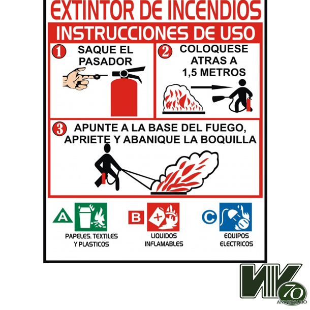 WalcoIndustrial's tweet photo. #walcotips Saber cómo usar un extintor puede salvarte la vida en una emergencia
#seguridad #proteccion #prevencion #incendios #bomberos #extintores #walco #70aniversario https://t.co/bt63YQv5PX
