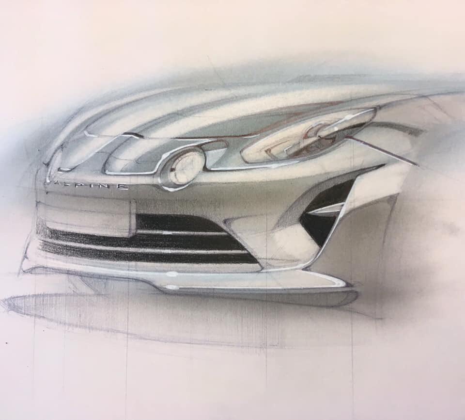  @revseventandart: Adam is an amazing traditional artist. He mostly does his classic car drawings where he adds a little bit of paint to suggest volume and details but mostly does a technical breakdown of the car, don't really know how to explain it. He's great!