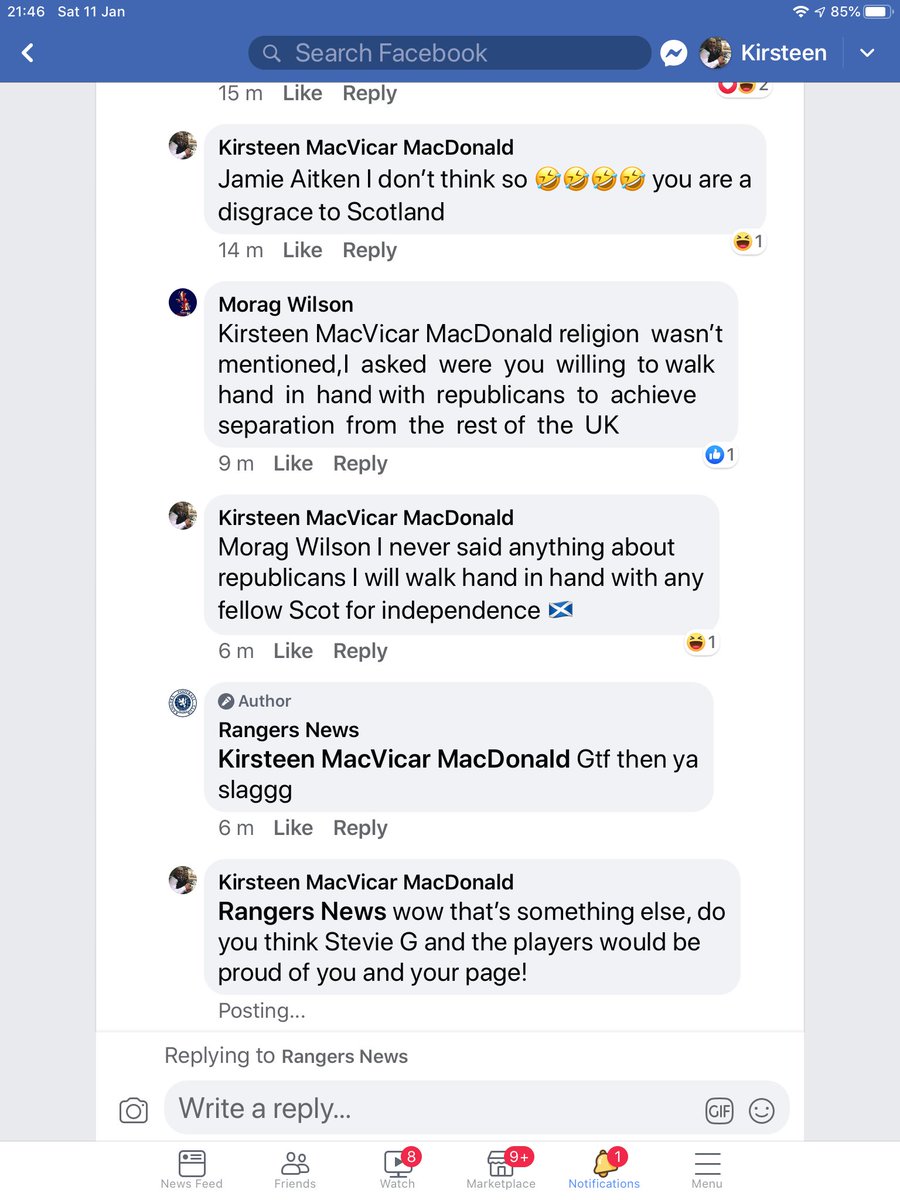 shintyrules's tweet photo. @RangersFC just wanted you to be aware of the way I have been treated by so called fellow rangers fans who have setup a Facebook page in rangers name. I’m appalled to be treated like this because I don’t believe in their bigotry and political stance. https://t.co/EjRsjRFaDy