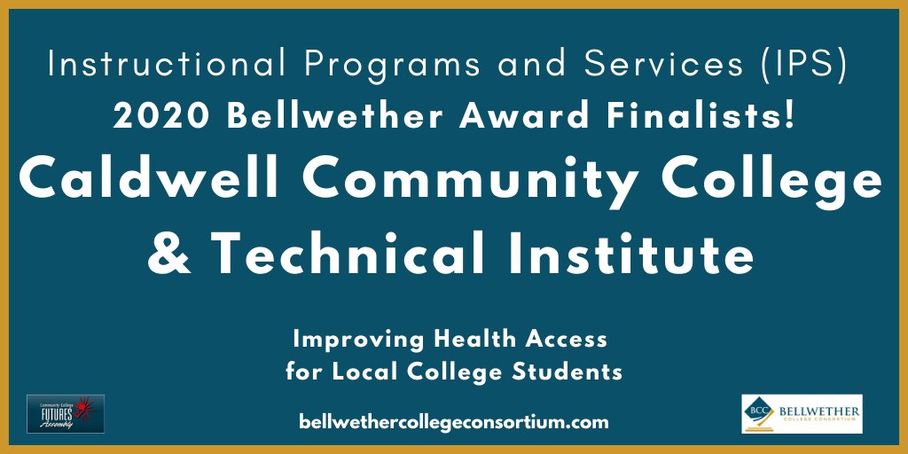 BellwetherCC's tweet photo. Congratulations Finalist. We are looking forward to learning more about the programs at the 2020 Bellwether Awards. https://t.co/n7LfKAk3kZ #BellwetherAwards #Futures2020 #CCFA #HigherEducation #CommunityColleges #Education #BellwetherAward #HigherEd https://t.co/FSyI2Tl49t