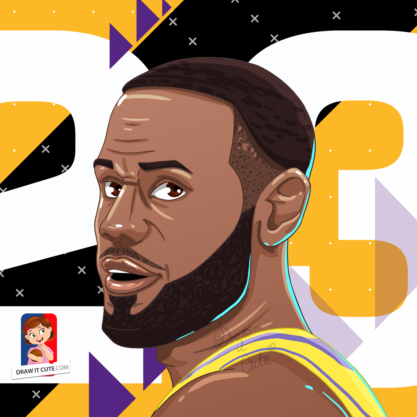 how to draw lebron james logo｜TikTok Search