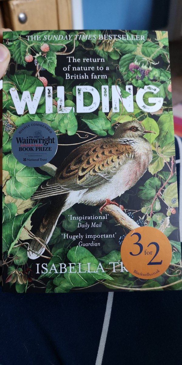 SuzanneMclear's tweet photo. @AdamLindsay4 I just picked this up yesterday Adam, I couldn't walk past it! Re-Wilding 3500 acres in West Sussex. https://t.co/xHagOAOOZC