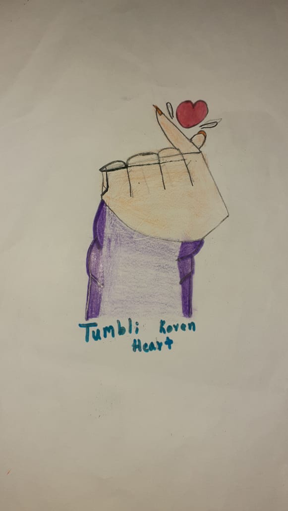 it_ranttime's tweet photo. So my baby cousin made this drawing for me and sent it. Guys I'm-😭😭😭😭♥️ https://t.co/wZu5yxIqVs