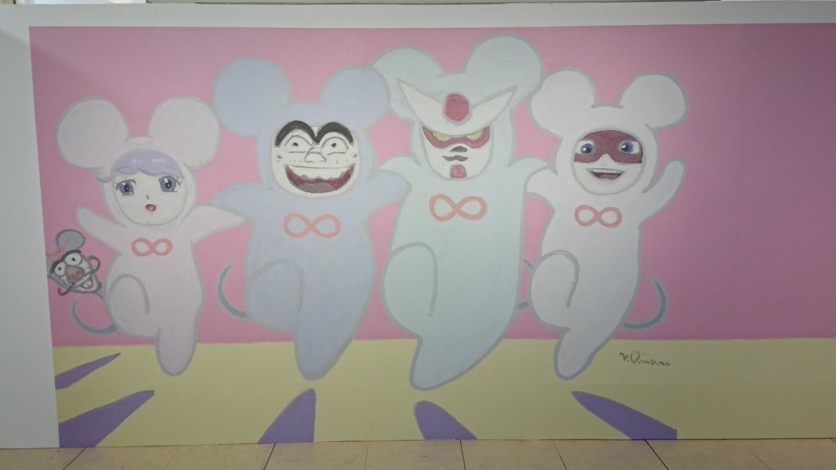 underdog2053's tweet photo. ロバマン見たあと栄三越で開催ちうのラフ∞絵展に！東京開催の時も見たけど、名古屋初出展作品もあるでよ見に行ったんだわwww https://t.co/IBkZEtBGQG