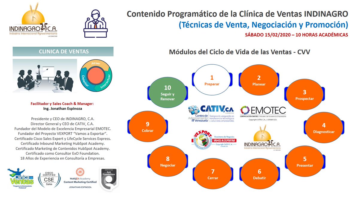 INDINAGRO, C.A., Te invita a participar en el Programa de Formación de Promotores Nacionales de la Cultura Agroproductiva INDINAGRO (Monetiza junto a nosotros)... Inscríbete: indinagroca.typeform.com/to/JW0FXq