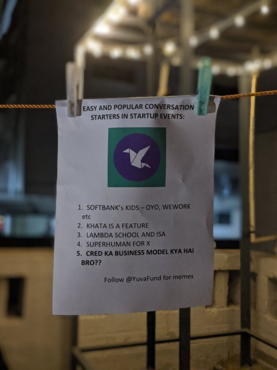 shlokafc's tweet image. Great way to spend your Sunday night 💯🚀 with @YuvaFund 

Looking forward to more of these 🍻

h/t @kunksed @krishna06