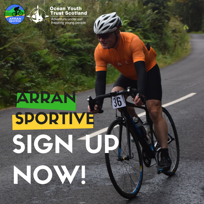 arransportive's tweet photo. Get on your bike in 2020 and take on a new challenge ⛰️ 🚴

Book your place now at https://t.co/JSyb1aKzRU and you will be supporting disadvantaged young people have the adventure of a lifetime with @OYTScotland ⛵ https://t.co/xncSW0YUO7