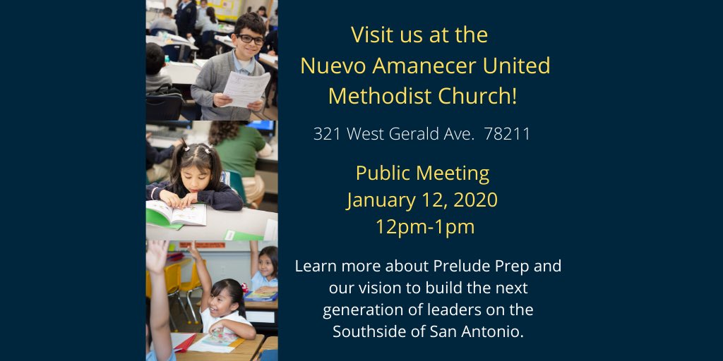 We are excited to share the vision for Prelude Prep at our Public Meeting today. Please join us!