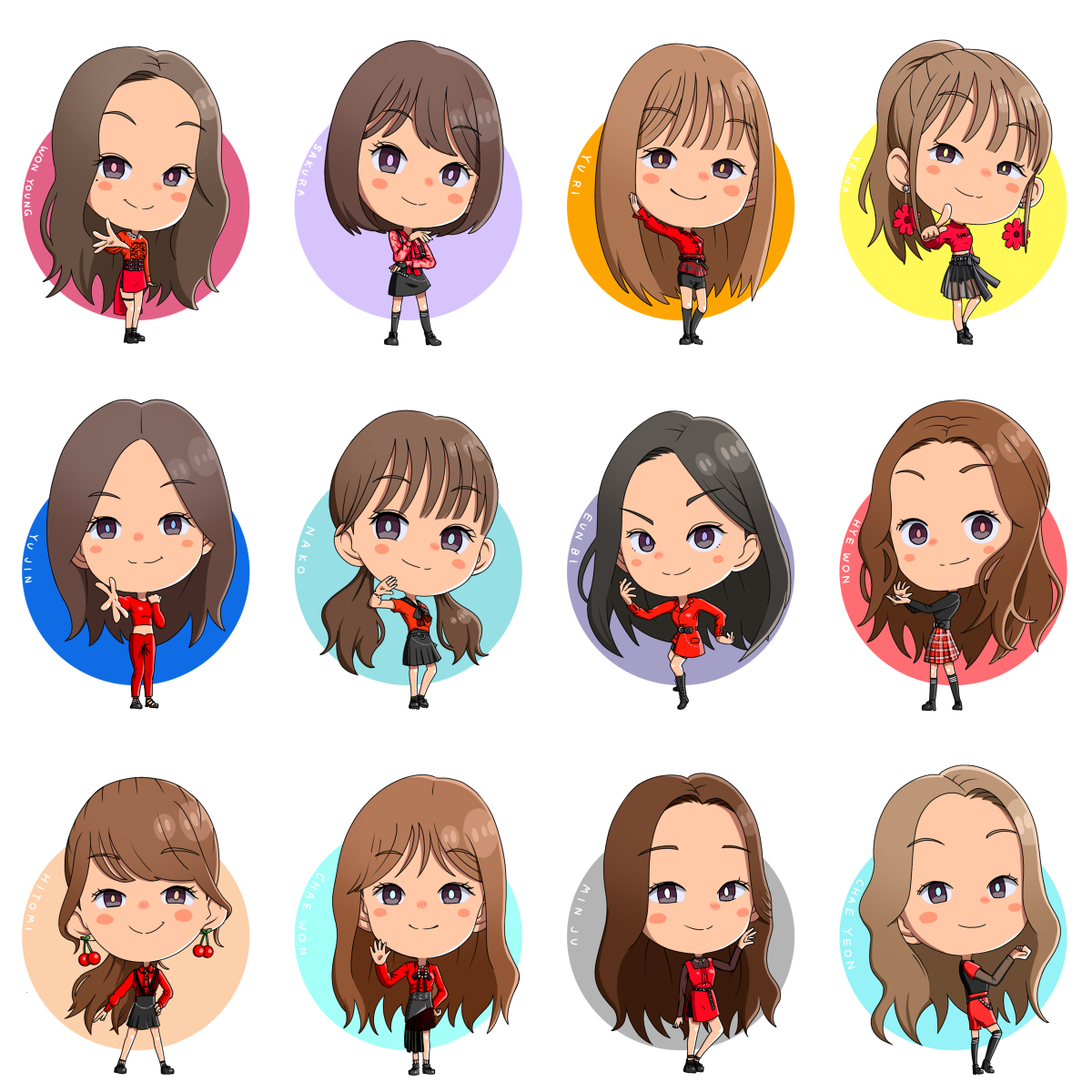 Kiri Iz Oneイラスト Iz One アイズワン 아이즈원 イラスト アイビスペイント K Pop T Co 416zdaedxs