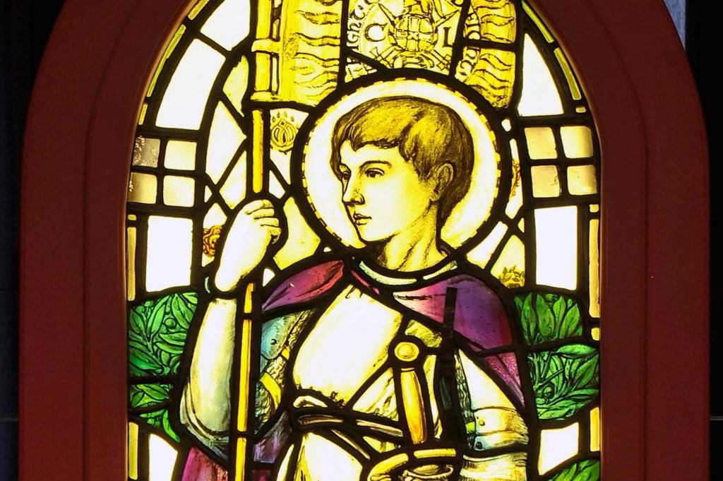 TheBowesMuseum's tweet photo. ... our beautiful stained glass ‘Boy Saint in Armour’ will be displayed in the #PreRaph exhibition. Are you as excited as us to see it open? More here: https://t.co/zfKjlkUtfD https://t.co/BjR6DspDwE