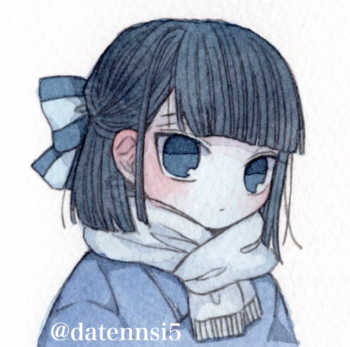 「何も載せられる絵が無いのでクリスマス用に描いた
文くん雪くん哀くんを。

文くん」|慎(しん)居たり居なかったりのイラスト