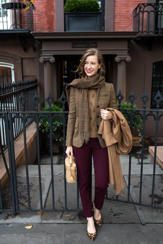 classic tweed hacking jacket. Exhibit 