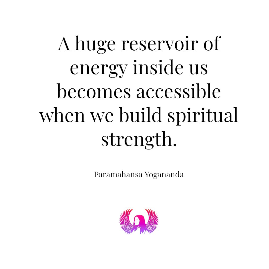Conscious_Media's tweet photo. A huge reservoir of energy inside us becomes accessible when we build spiritual strength. ~ Paramahansa Yogananda

#spiritualepigenetics #epigenetics #embodiedpower #embodiedpower2020 #dna #gisellekoy https://t.co/IE5V3HPRGN
