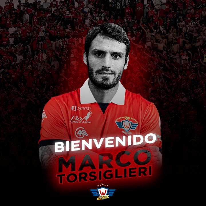 TomasgBohorquez's tweet photo. #ExVelez | Marco Torsiglieri fue presentado como nuevo jugador de Jorge Wilstermann🇧🇴 https://t.co/0CeuxIibO0