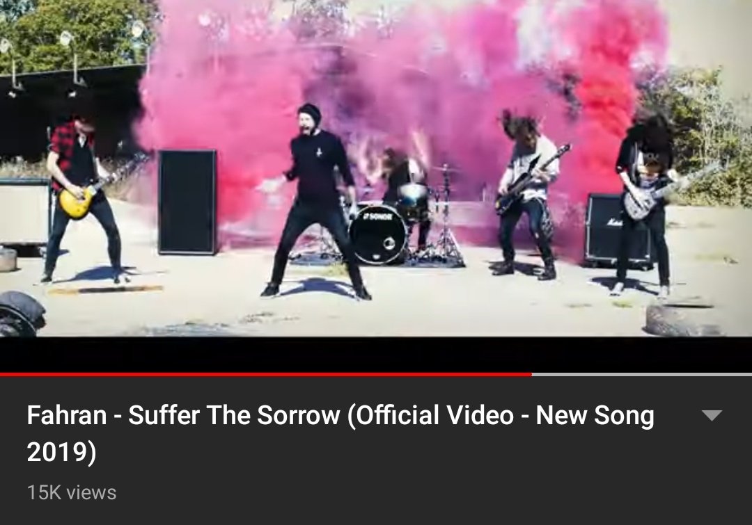 Fahranmusic's tweet photo. Our most recent single "Suffer The Sorrow" has hit 15k views. #Fahran fans - please RT and help share the love a little further 🤘
https://t.co/14Ylcomc1m https://t.co/cvdbrjsgfC