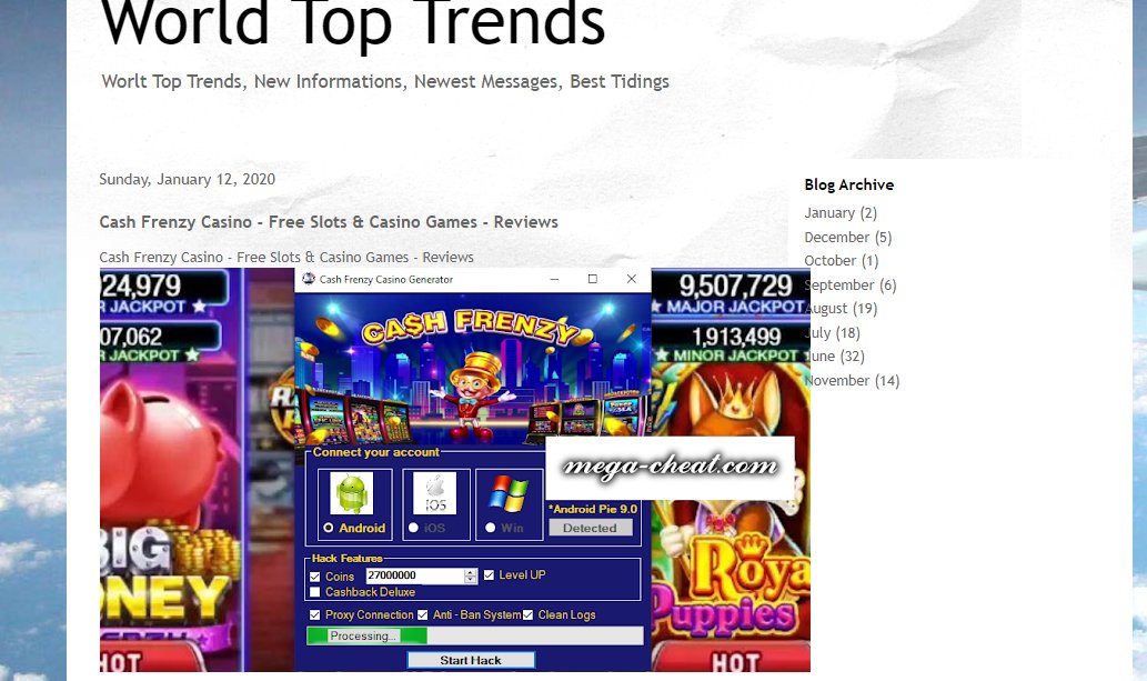Cash Frenzy Casino Mod Apk 2020 Cash Frenzy Casino Mod Apk 2020