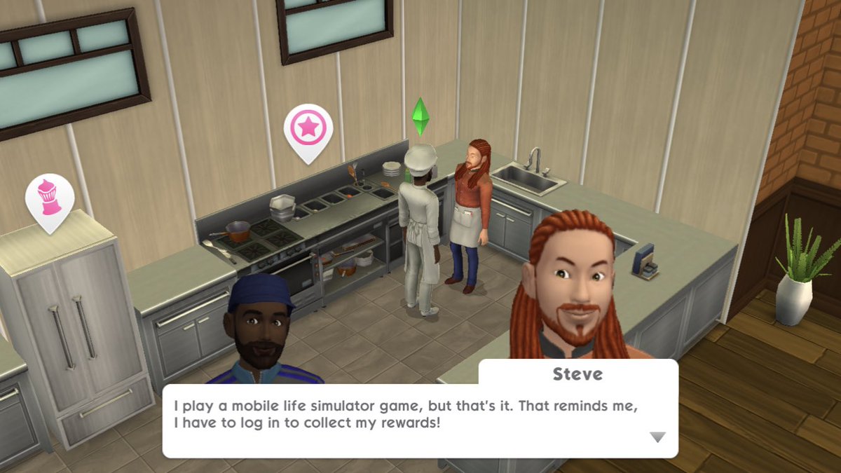THE SIMS ARE AWARE OF THEIR EXISTENCE AND EVEN HAVE THEIR OWN VERSION OF “THE SIMS”