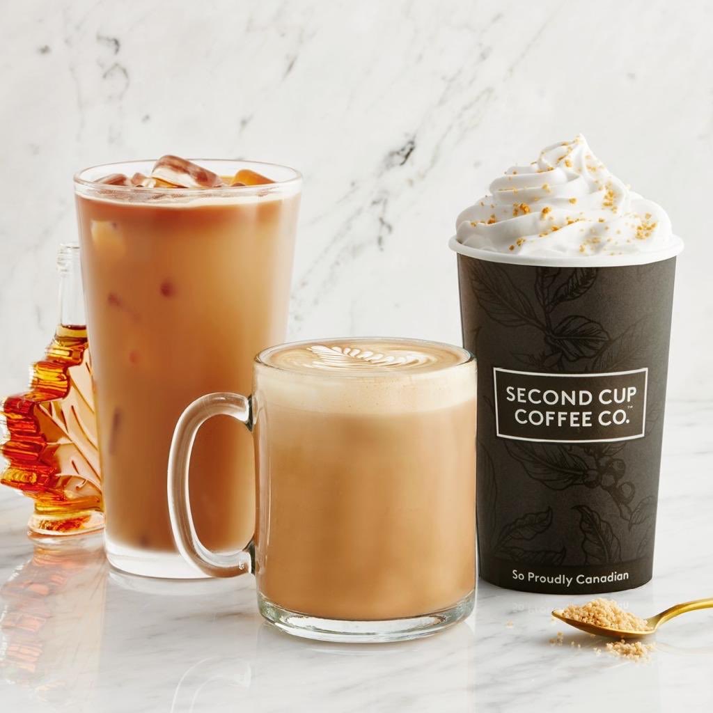 secondcupoakvi1's tweet photo. Shake things up this new year and make it maple! 🍁 Our Maple Latte, Maple Flash Cold Brew and Maple White Hot Chocolate are back! #secondcupcanada #secondcupdowntownoakville #happytoserveyou💝 https://t.co/JXc3gYA0nG