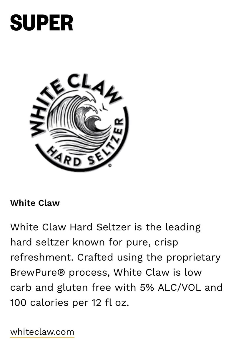 atxconcert's tweet image. Meet your new super sponsor for #SXSW 2020, @WhiteClaw! #NoLaws

*s/o @sxsaviors for the find*