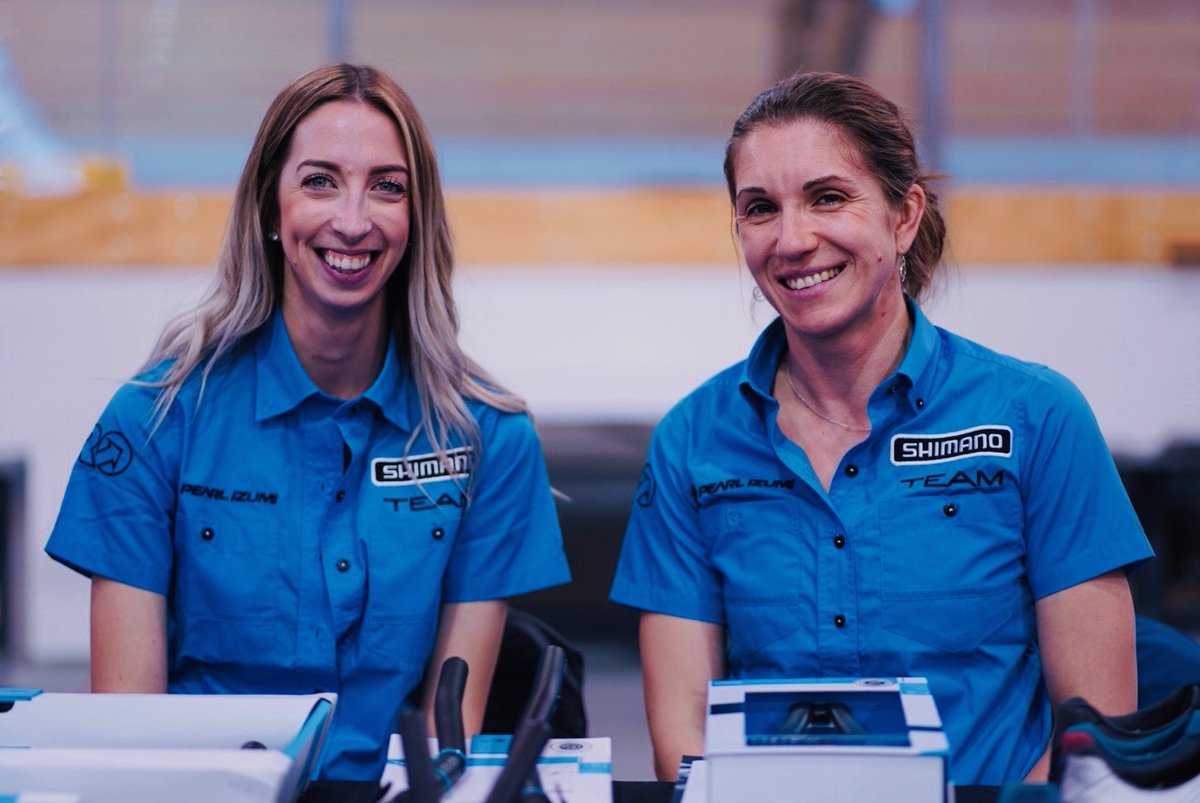 ontariocycling's tweet photo. Come visit the @lazersport @RideShimano booth at #ocup2 Natasha and Ashley are here to help! https://t.co/gVU8z6LOiA