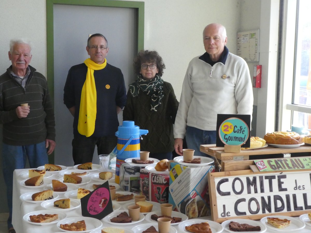 ComiteCondillac's tweet photo. Téléthon 2019 – vente de gateaux

https://t.co/qhtd7U7PMo https://t.co/8Wd4BWXW18
