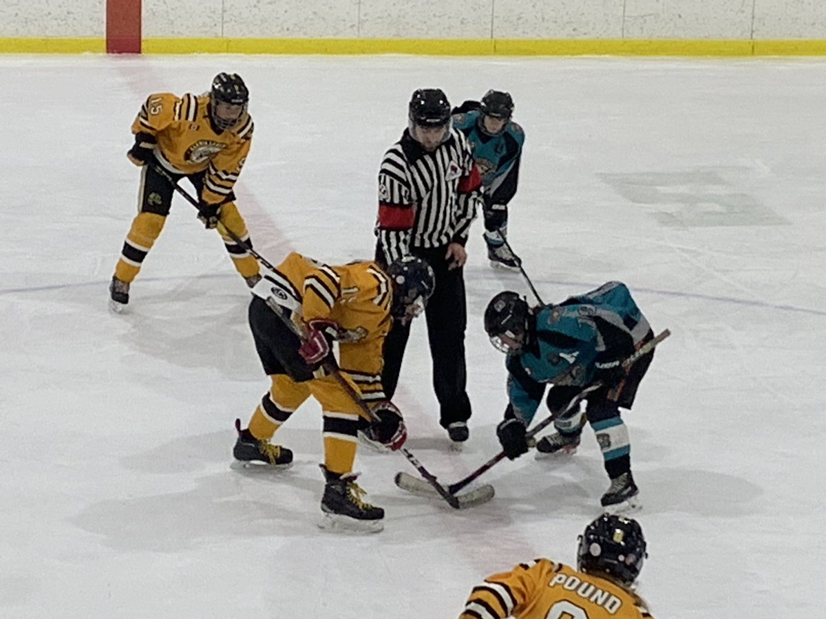 SGSilverStick's tweet photo. Sarnia takes a 1-0 lead early in the 3rd period of the Bantam B finals. https://t.co/w6VB4EG6Mp