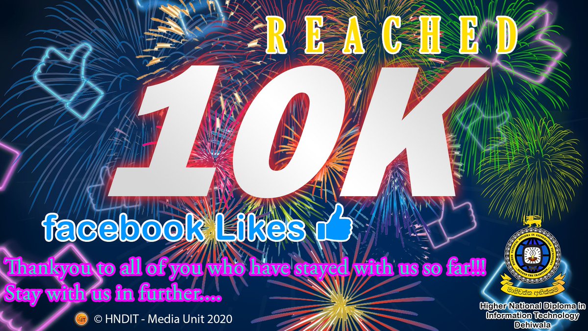 dehiwalahndit's tweet photo. Reached the 10,000th Milestone on official facebook Page!!!😍
Thankyou all who have stayed with us so far!!!
Still Didn't liked?
Come, join with us 👉
https://t.co/LfTVyHEAzn
#hnd #hndit #hnditdehiwala #ati #atidehiwala #sliate https://t.co/HtVJjkaRa8