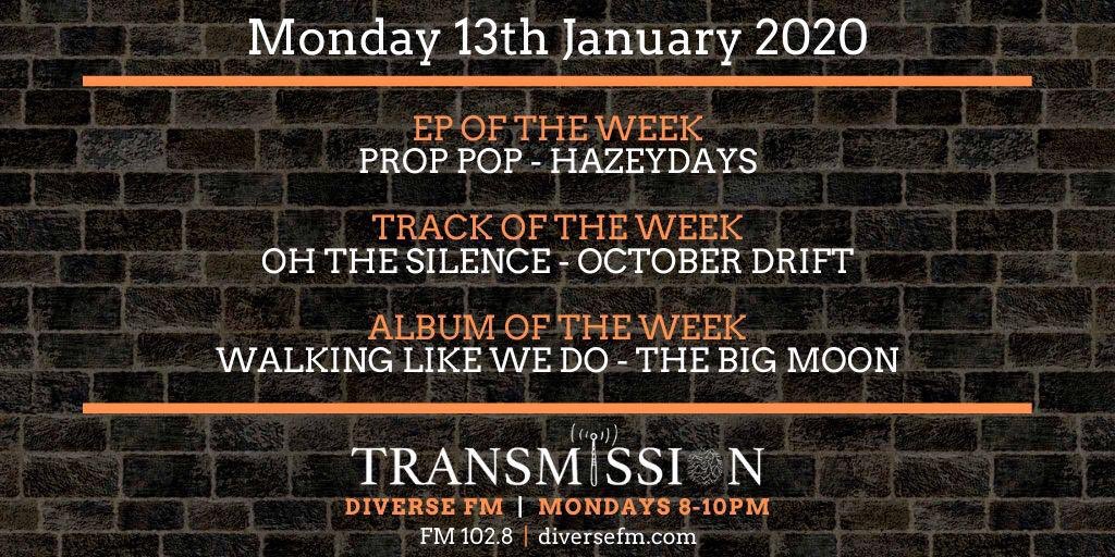 We’re back on the radio tomorrow night from 8pm with: 
#EPoftheWeek by <a href="/HazeydaysB/">Hazeydays_Band</a> 
#TrackoftheWeek by <a href="/octoberdrift/">October Drift</a> 
#AlbumoftheWeek by <a href="/thebigmoon/">The Big Moon</a> 
Plus all the latest and greatest new-release indie and alternative tunes. 
#NewMusicMonday