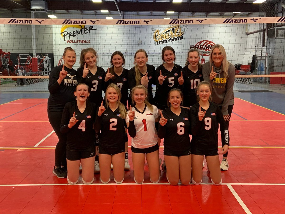 ⁦@premier14black⁩ goes 4-0 today and wins 1st Tourney.  Proud of Taylor, her teammates and coaches!  ⁦@Premier_VB⁩ #GoPremier #MakeADifference