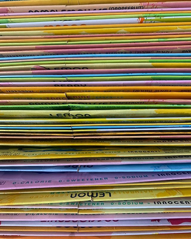ArtStarschreck's tweet photo. Got another bag of la Croix boxes. I wonder what I should do with these? Thanks @jeffwsakschicago &amp; Amen! https://t.co/nI1oXjBF34 https://t.co/9JCGU5wFh1