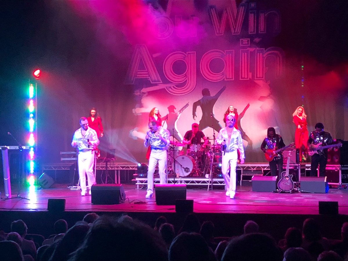 Absolutely loving <a href="/YouWinAgainShow/">You Win Again Show</a> <a href="/WokingTheatre/">New Victoria Theatre</a> tonight - amazing show; amazing singing and dancing 🕺🏻🕺🏻🕺🏻🕺🏻🕺🏻🕺🏻🕺🏻🕺🏻🕺🏻🕺🏻🕺🏻