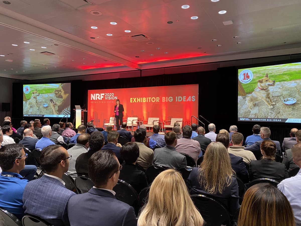 glennallison's tweet photo. Tractor Supply’s Letitia Webster speaking at NRF Big Show regarding test and learn approach to drive innovation with improving customer experience in-store and online @NRFnews @NRFBigShow @TractorSupply #ONETractor #Retail https://t.co/M8sIBp4Tff