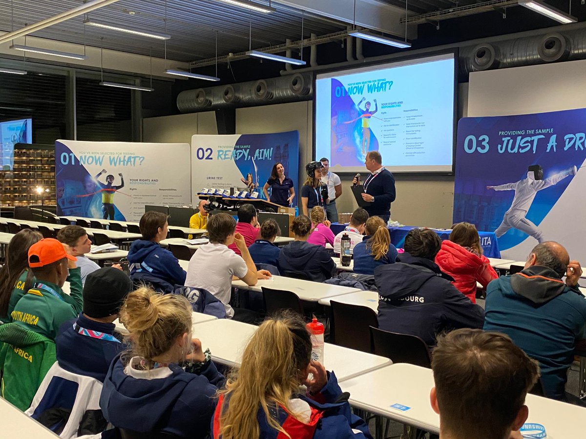 IntTestAgency's tweet photo. In the past two days, the ITA team delivered #RealSportLab clean sport workshops to @ISMFSkimo and @FISAlpineSkiing, explaining the testing process to their young athletes πΏπ¦ππ‘ #KeepingYOGReal #Lausanne2020 https://t.co/Qb3IrNx7H9