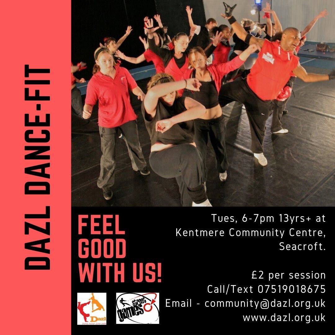 Want to get fit? Like the idea of a femal only session? Why not try a @DAZL_Leeds #DanceFit session we have them across the city lead by the awsome @chrisie1979 @StephFayeMusic #Dance @LeedsGirlsCan @leeds_women @ActiveLeeds @LeedsGetActive @OneYouLeeds @SportLeeds