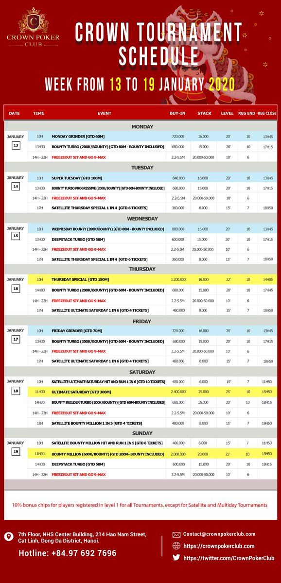 Crown Poker Club tweet media