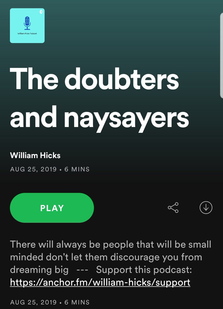 William13495578's tweet image. Everyone is going to deal with these type of people unfortunately you can check this episode on @Spotify @ApplePodcasts @Castbox_fm @anchor @RadioPublic #podcast #1Mindset #podcasts #PodernFamily #SupportIndiePodcasts #PodcastMafia #SundayMotivation