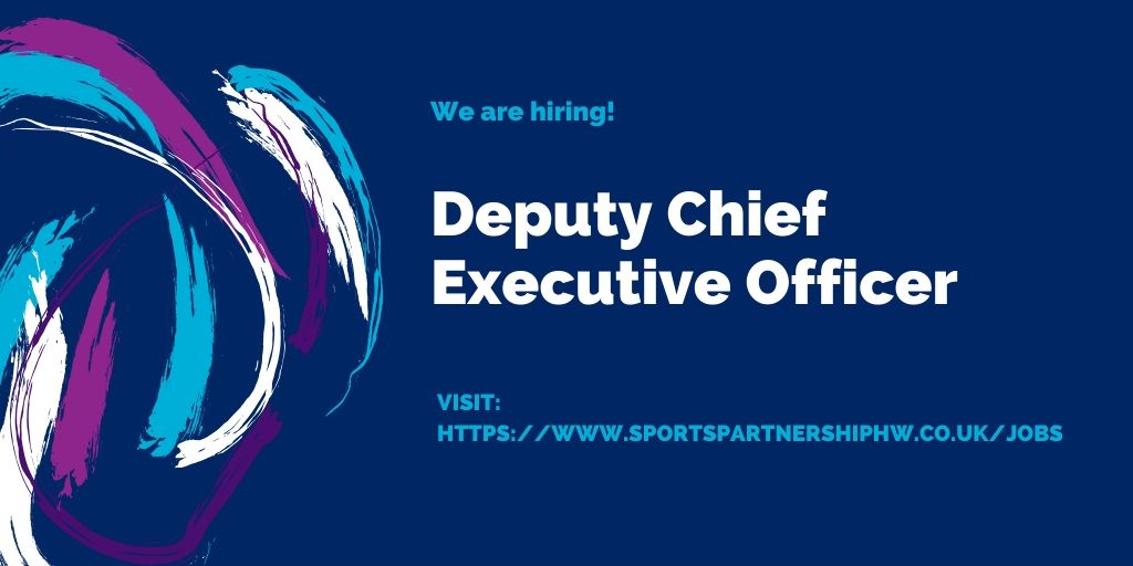 ActiveHW's tweet photo. We are recruiting! If you are passionate about developing opportunities to engage with inactive populations, engaging with partners and stakeholders and leading and inspiring a team, we want to hear from you

➡️ Apply for our Deputy CEO role at: https://t.co/0nbg9jT1Iw https://t.co/YXrV8cn9pU
