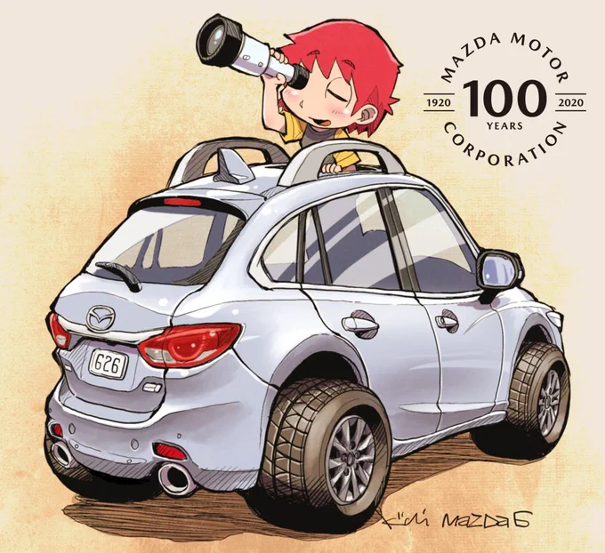 #マツダ100周年 
#Mazda100years
色んな時代の。すずさん以外はオリジナルキャラ。 