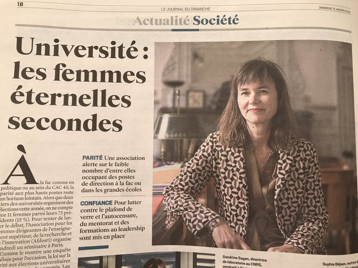 celinecalvez's tweet photo. Parmi les 73 présidents d’#université, seulement 11 #femmes ! 15%, c’est aussi le cas pour la direction des grandes écoles. 20% pour les instituts de #recherche.
Quotas, mentorat, lutte contre les stéréotypes ?
La loi #FemmesEco et la #LoiRecherche #LPPR seront à saisir en 2020. https://t.co/aWpXaVGmTG