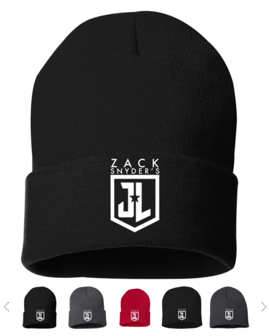 Let's put focus back on @zacksnyder where it belongs, yeah?In the Northern Hemisphere it's winter & our heads are getting cold. Let's kill 2 birds with 1 stone!Keep your noggin warm & support the man who brought us all together in the first place.https://inktothepeople.com/jl-knit-beanies