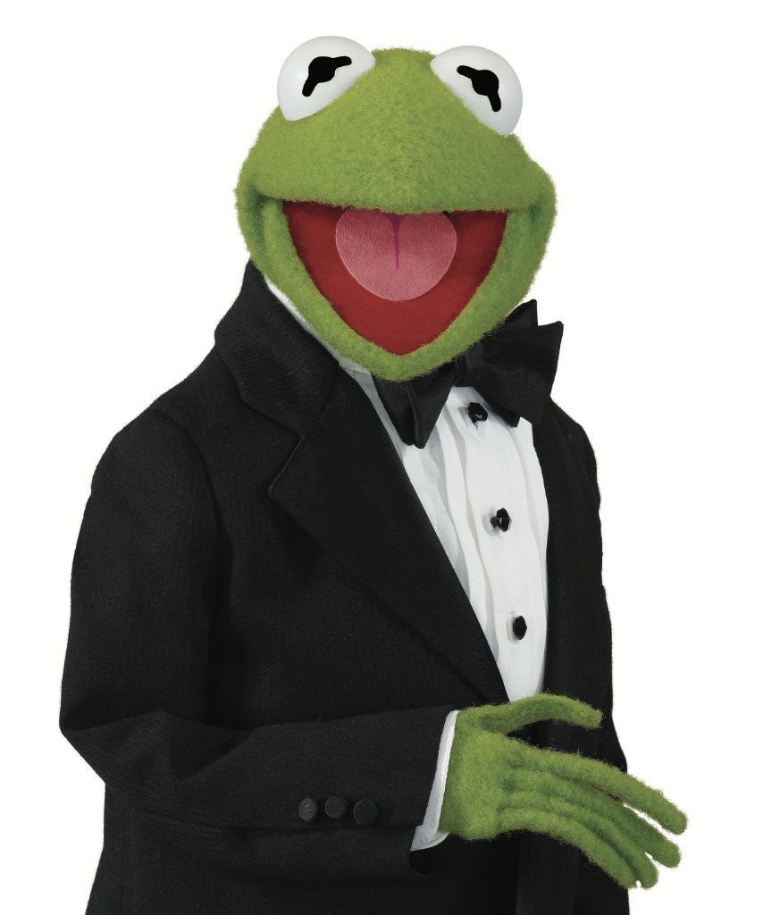 KermitTheFrog's tweet image. For your consideration: A dressed-to-the-nines amphibian host for any and all awards season presentations.